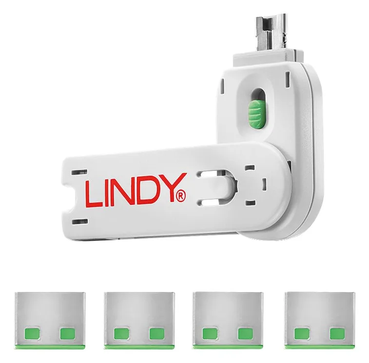Lindy USB Port Blocker - USB-Portblocker - grün, Ansicht 5