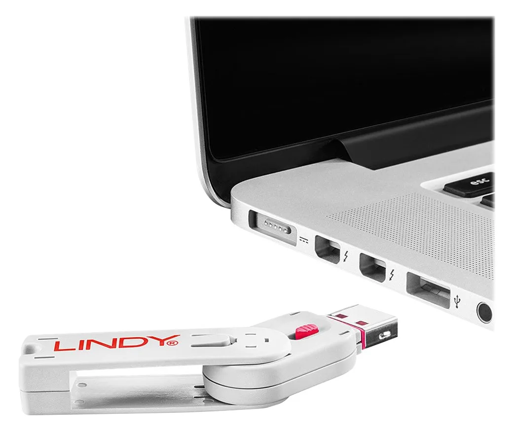 Lindy USB Port Blocker - USB-Portblocker - pink (Packung mit 4), Ansicht 3