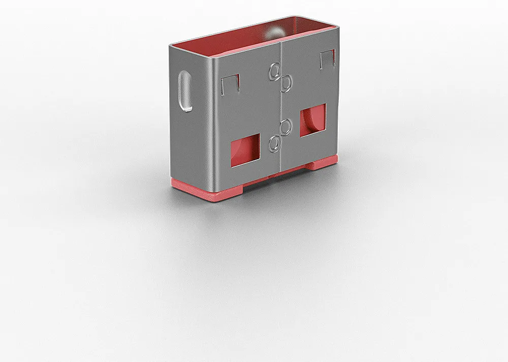 Lindy USB Port Blocker - USB-Portblocker - Rot (Packung mit 10), Ansicht 4
