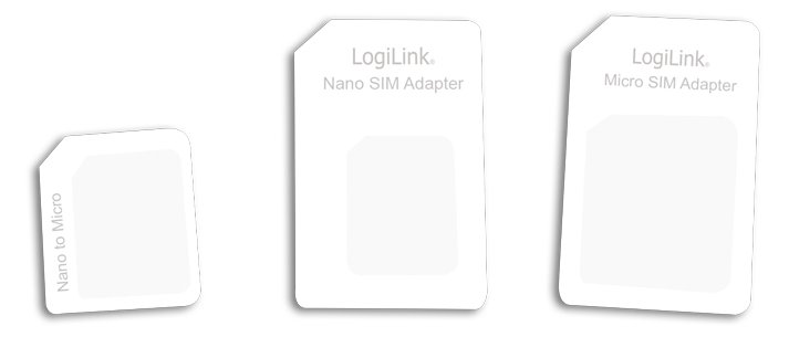 LogiLink Dual SIM Card Adapter - Adapterkit für
