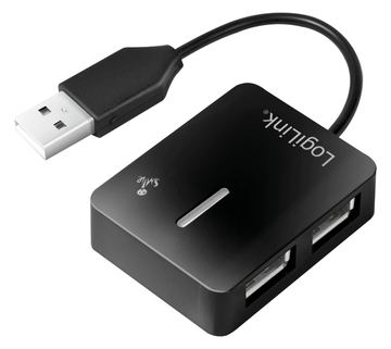 LogiLink Smile USB2.0 4-Port Hub - Hub - 4 x von LumaTech
