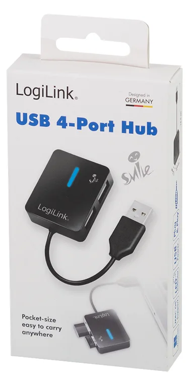 LogiLink Smile USB2.0 4-Port Hub - Hub - 4 x, Ansicht 5