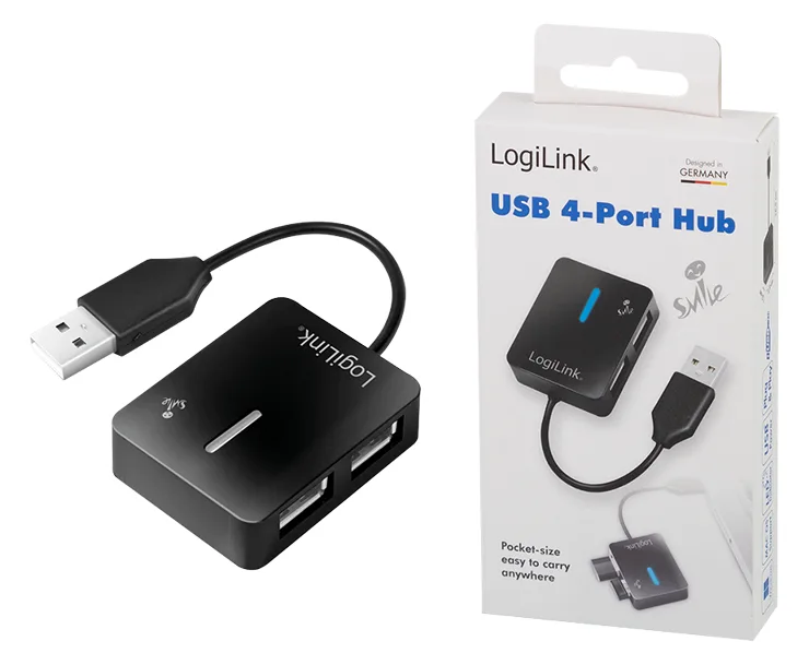 LogiLink Smile USB2.0 4-Port Hub - Hub - 4 x, Ansicht 6