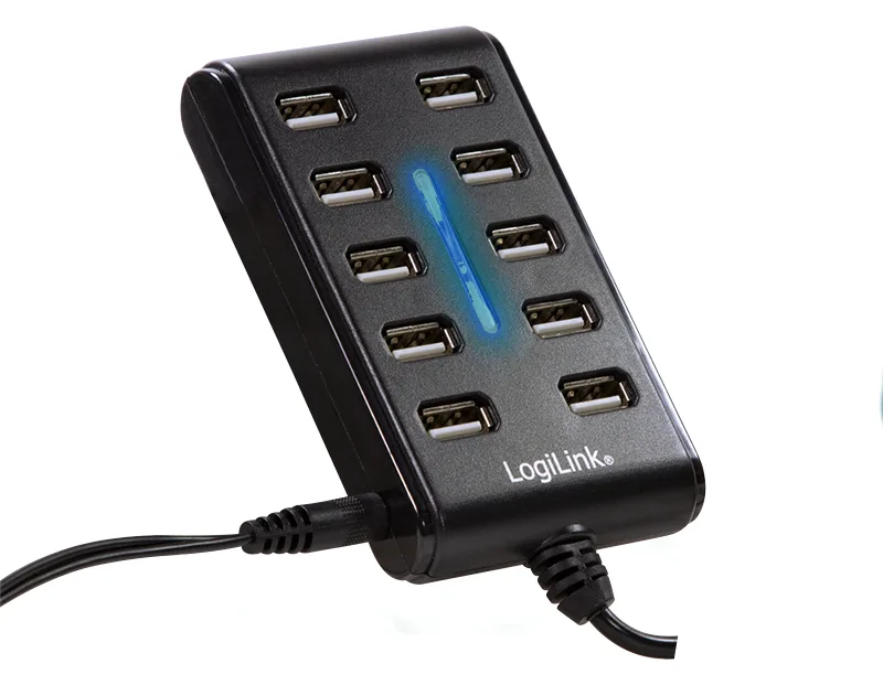 LogiLink USB 2.0 Hub 10-Port - Hub - 10 x USB 2.0, Ansicht 5