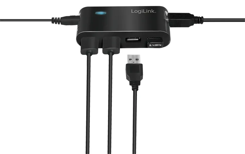 LogiLink USB 2.0 Hub 4-Port - Hub - 4 x USB 2.0, Ansicht 3