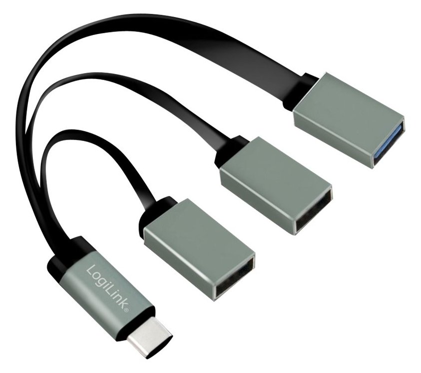 LogiLink USB-C hub, 3-Port - Hub - 3 x SuperSpeed USB 3.0 von LumaTech