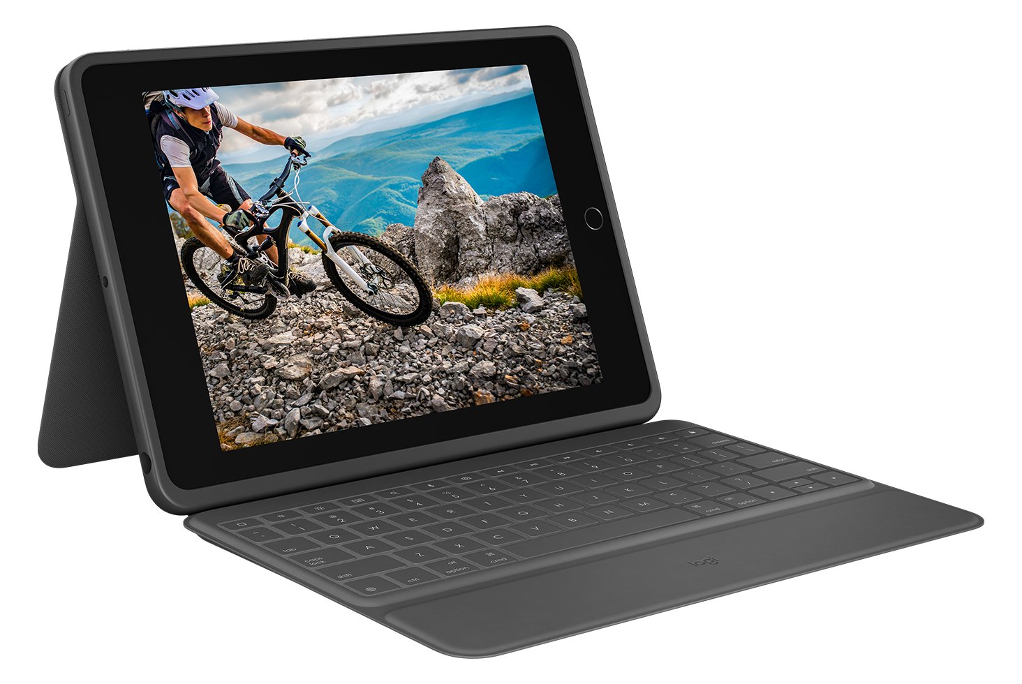 Logitech Rugged Folio - Tastatur und Foliohülle - Apple Smart connector - Französisch - AZERTY von LumaTech