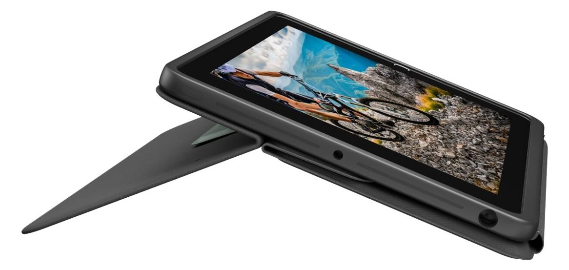 Logitech Rugged Folio - Tastatur und Foliohülle - Apple Smart connector - QWERTY - GB - für Apple 10.2-inch iPad von LumaTech