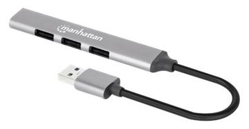 Manhattan Combo Hub - Hub - 4-port - 3 x USB 2.0 + 1 x USB 3.2 Gen 1 von LumaTech
