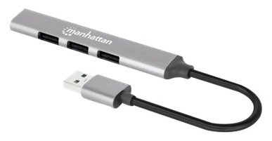 Manhattan Combo Hub - Hub - 4-port - 3 x USB 2.0 + 1 x USB 3.2 Gen 1 von LumaTech