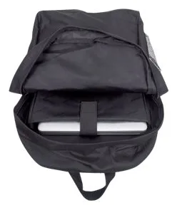 Manhattan Knappack Backpack 15.6, Black, LOW COST, Lightweight, Internal Laptop Sleeve, Accessories Pocket, Ansicht 3