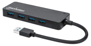 Manhattan USB-A 4-Port Hub, 4x USB-A Ports, 5 Gbps (USB 3.2 Gen1 aka USB 3.0) von LumaTech