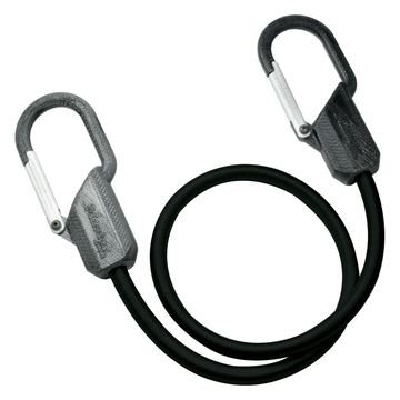 MasterLock 80 cm x 9 mm Clip Hook Gummi-Spannseil - Schwarz - 9 mm - 80 cm - 1 Stück(e) von LumaTech