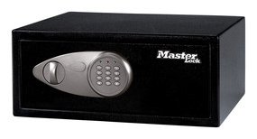 MasterLock X075ML - Schwarz - Grau - Zahlenschloss - Schlüssel - 22,1 l - Akku - 430 mm - 370 mm