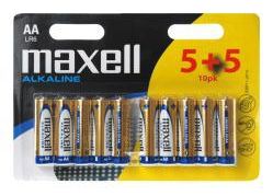 Maxell LR6 - Batterie 10 x AA-Typ - Alkalisch von LumaTech