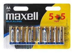 Maxell LR6 - Batterie 10 x AA-Typ - Alkalisch
