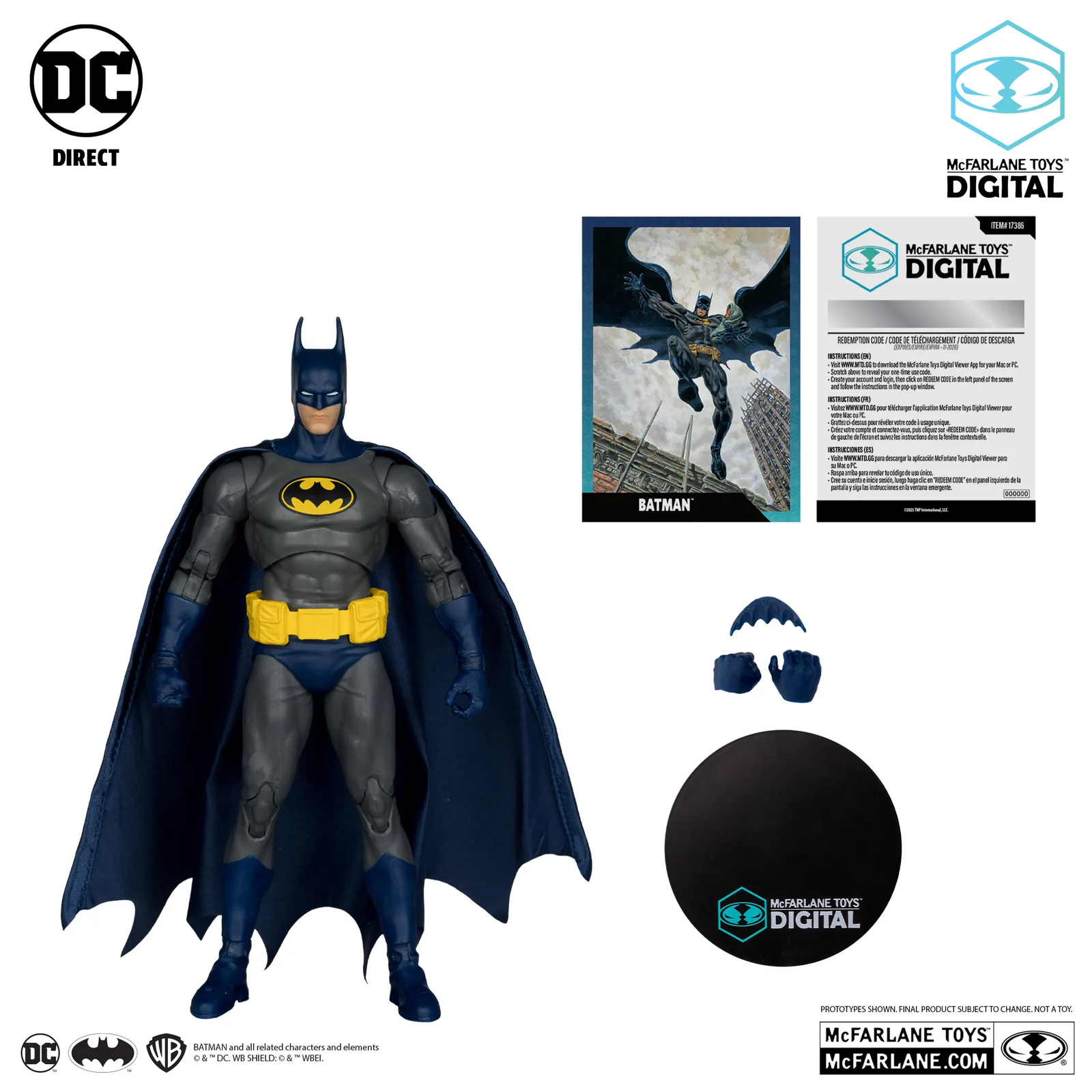 MCFARLANE DC Direct Batman 7in Action Figure, Ansicht 3