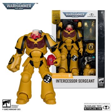 MCFARLANE Warhammer Intercessor Sergeant Figur 7in von LumaTech