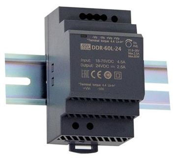 Meanwell MEAN WELL DDR-60G-5 - 60 W - 5 V - RoHS - 52,5 mm - 54,5 mm - 90 mm von LumaTech