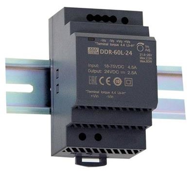 Meanwell MEAN WELL DDR-60G-5 - 60 W - 5 V - RoHS - 52,5 mm - 54,5 mm - 90 mm