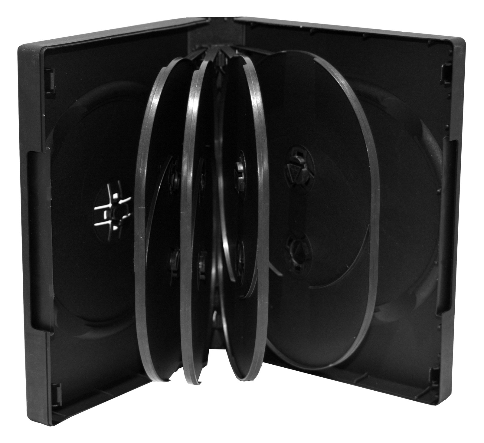 MEDIARANGE BOX35-10 - DVD-Hülle - 10 Disks - Schwarz - Kunststoff - 120 mm - RoHS von LumaTech