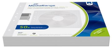 MEDIARANGE CD-/DVD-Hülle - Kapazität: 1 CD, 1 DVD - weiß (Packung mit 100) von LumaTech