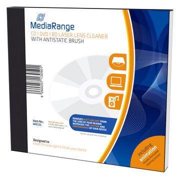 MEDIARANGE CD/DVD-Linsenreinigungs-Kit von LumaTech