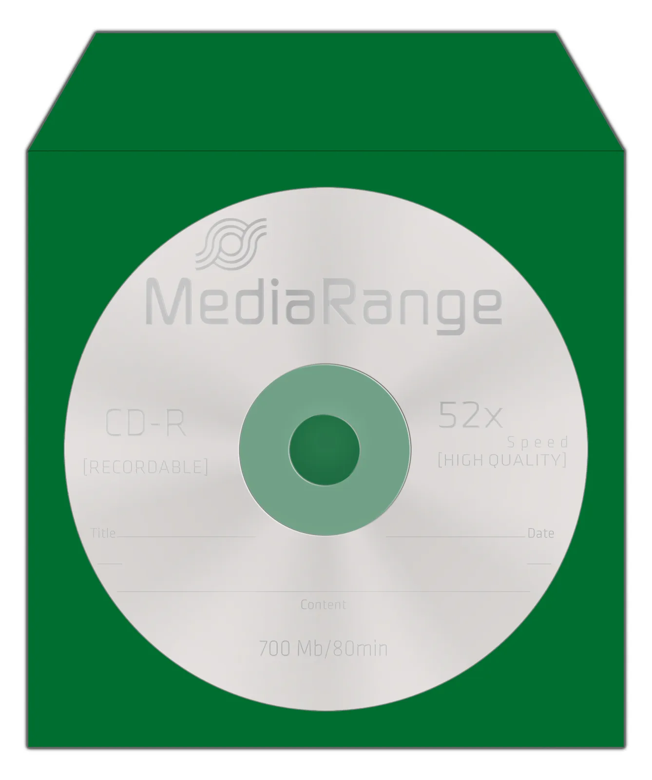 MEDIARANGE CD-paper color-pack - CD-Hülle - Kapazität: 1 CD (Packung mit 100), Ansicht 4