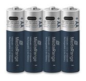 MEDIARANGE ge USB-C Li-Ion Akku Mignon AA/LR6/1.5V/400mAh 4er Pack - Akku - Mignon (AA)
