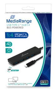 MEDIARANGE MRCS508 - USB 3.2 Gen 1 (3.1 Gen 1) Type-C - USB 3.2 Gen 1 (3.1 Gen 1) Type-A - 5000 Mbit/s - Schwarz, Ansicht 2