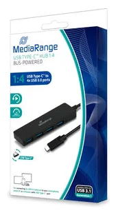 MEDIARANGE MRCS508 - USB 3.2 Gen 1 (3.1 Gen 1) Type-C - USB 3.2 Gen 1 (3.1 Gen 1) Type-A - 5000 Mbit/s - Schwarz, Ansicht 3