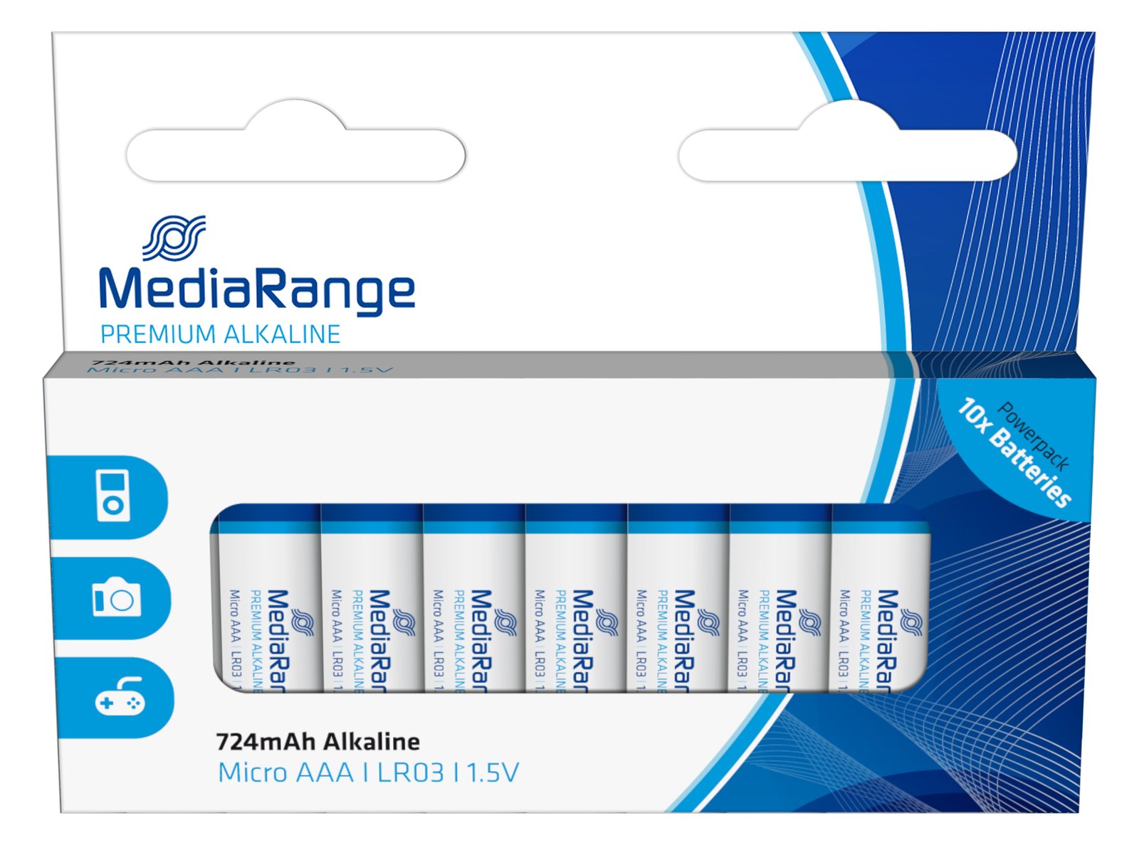 MEDIARANGE Premium - Batterie 10 x AAA - Alkalisch von LumaTech