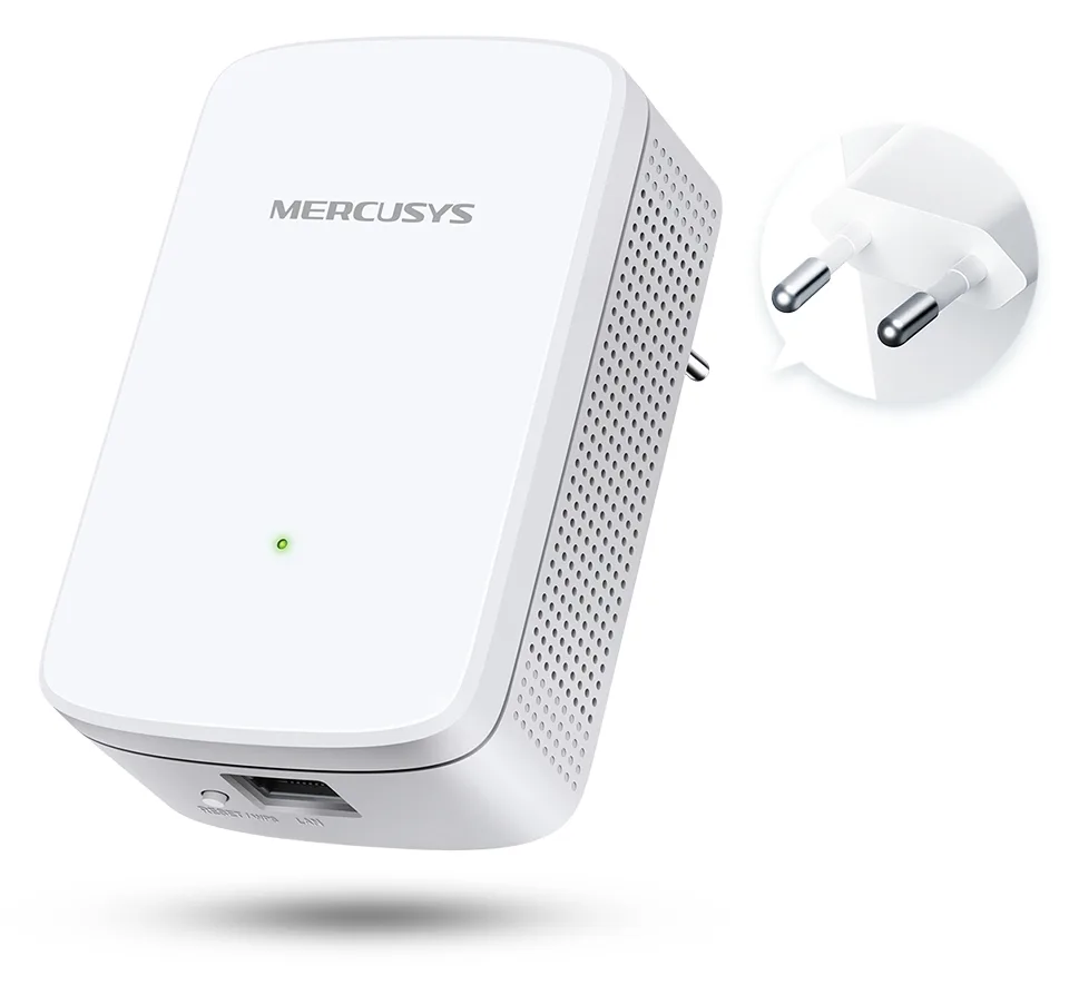 Mercusys ME10 - Netzwerk-Repeater - 300 Mbit/s - 10,100 Mbit/s - 10/100Base-T(X) - 802.11b - 802.11g, Ansicht 2