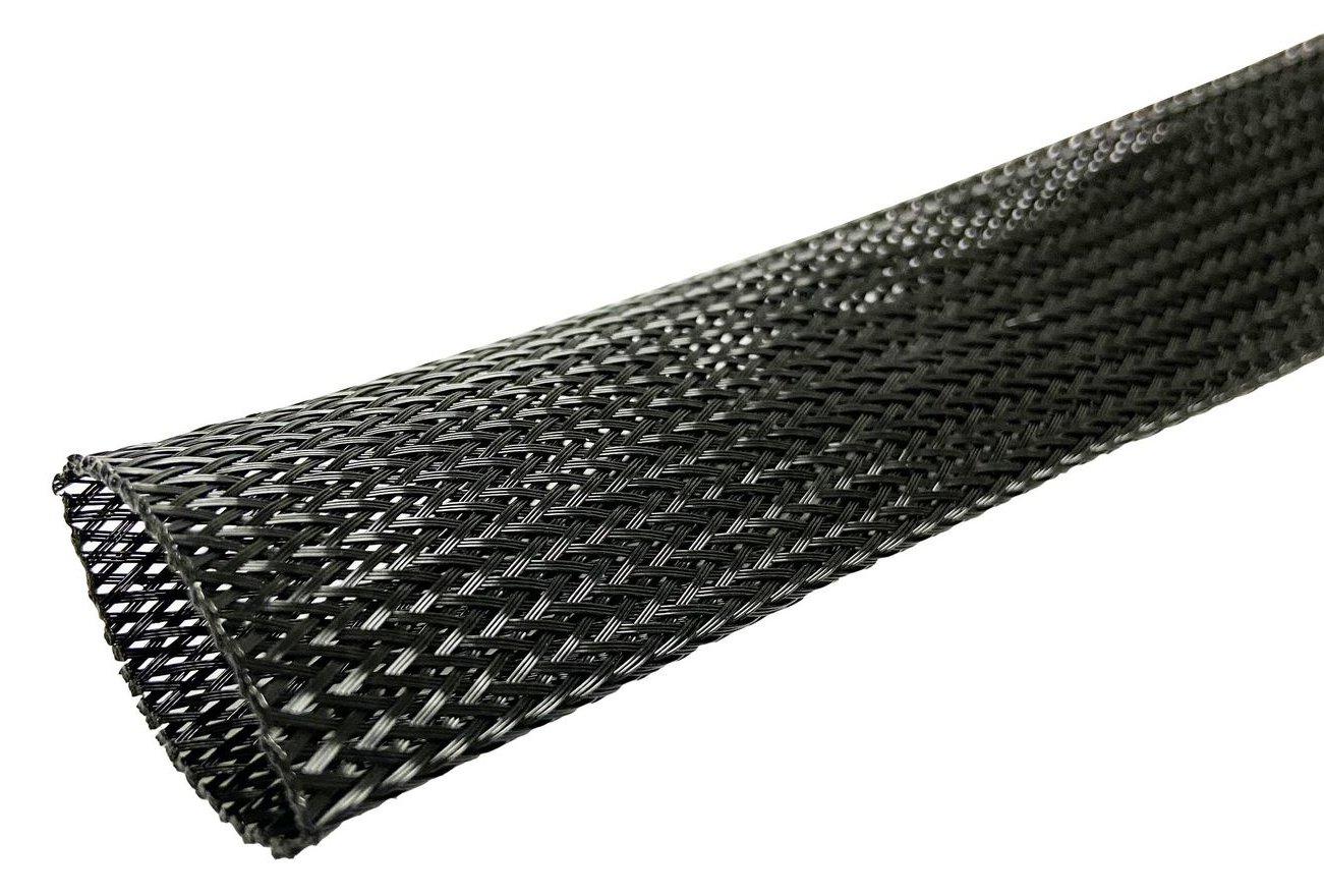 MicroConnect CABLESLEEVE020-50B - Schwarz - Polyester - 1 Stück(e) - 2 cm - 2 cm - 5000 mm