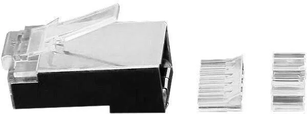 MicroConnect Modular Plug - Netzwerkanschluss - RJ-45 (M) - Cat6a silber, Ansicht 2