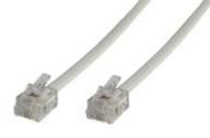 MicroConnect Modular Straight - Telefonkabel - RJ-11 (6-polig)