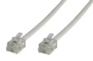 MicroConnect Modular Straight - Telefonkabel - RJ-11 (6-polig), Ansicht 2