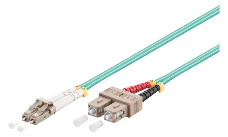 MicroConnect Netzwerkkabel - LC/UPC Multi-Modus (M) - 2 m blau LC, Ansicht 2
