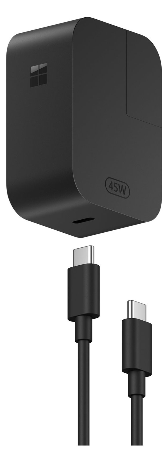 Microsoft Surface 45W Power Supply - USB-C Netzteil - Wechselstrom 100-240 V - 45 Watt - Deutschland, EMEA - Schwarz