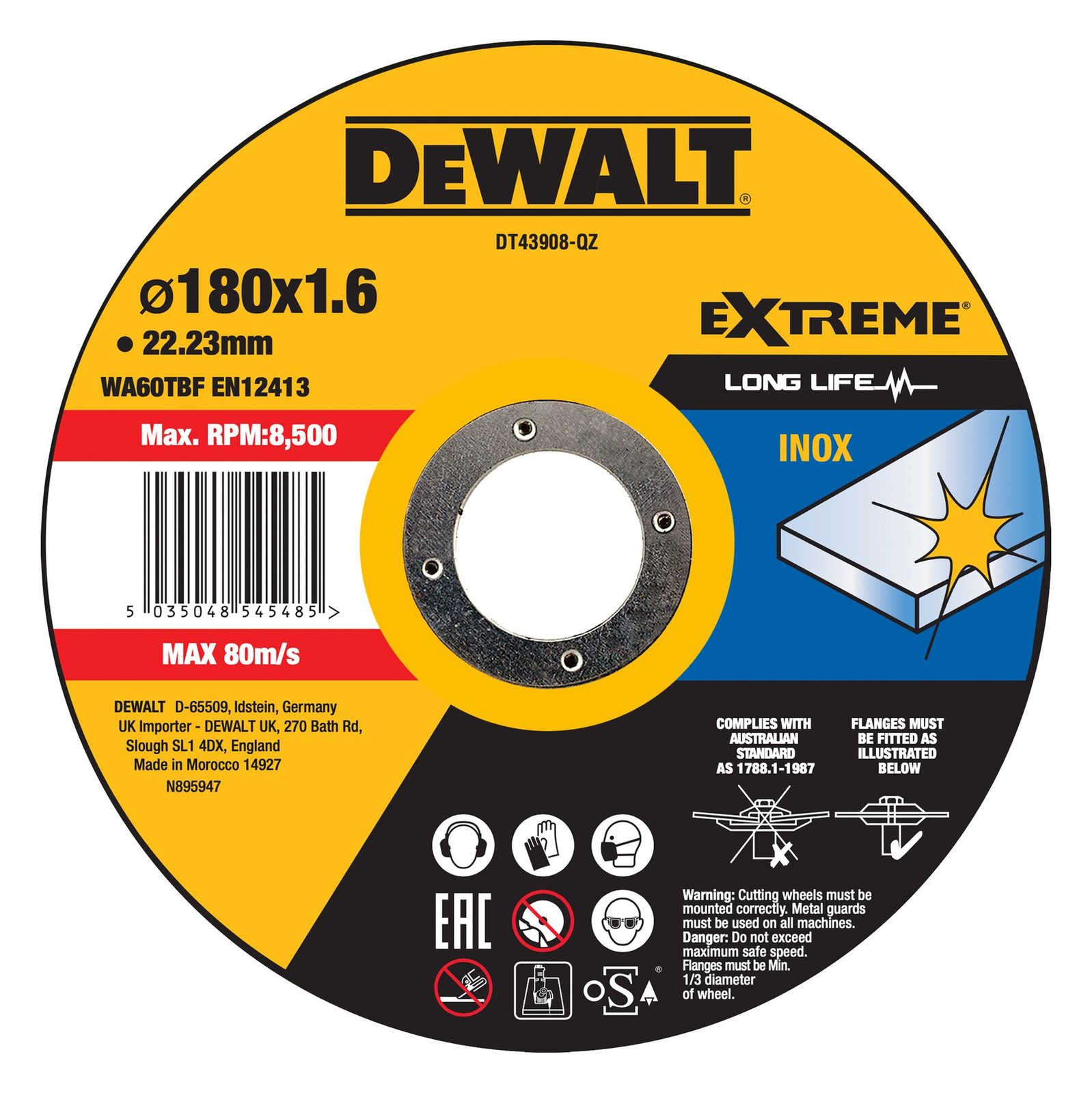 DEWALT DT43908-QZ - Schneidedisk - 1 Stück(e)