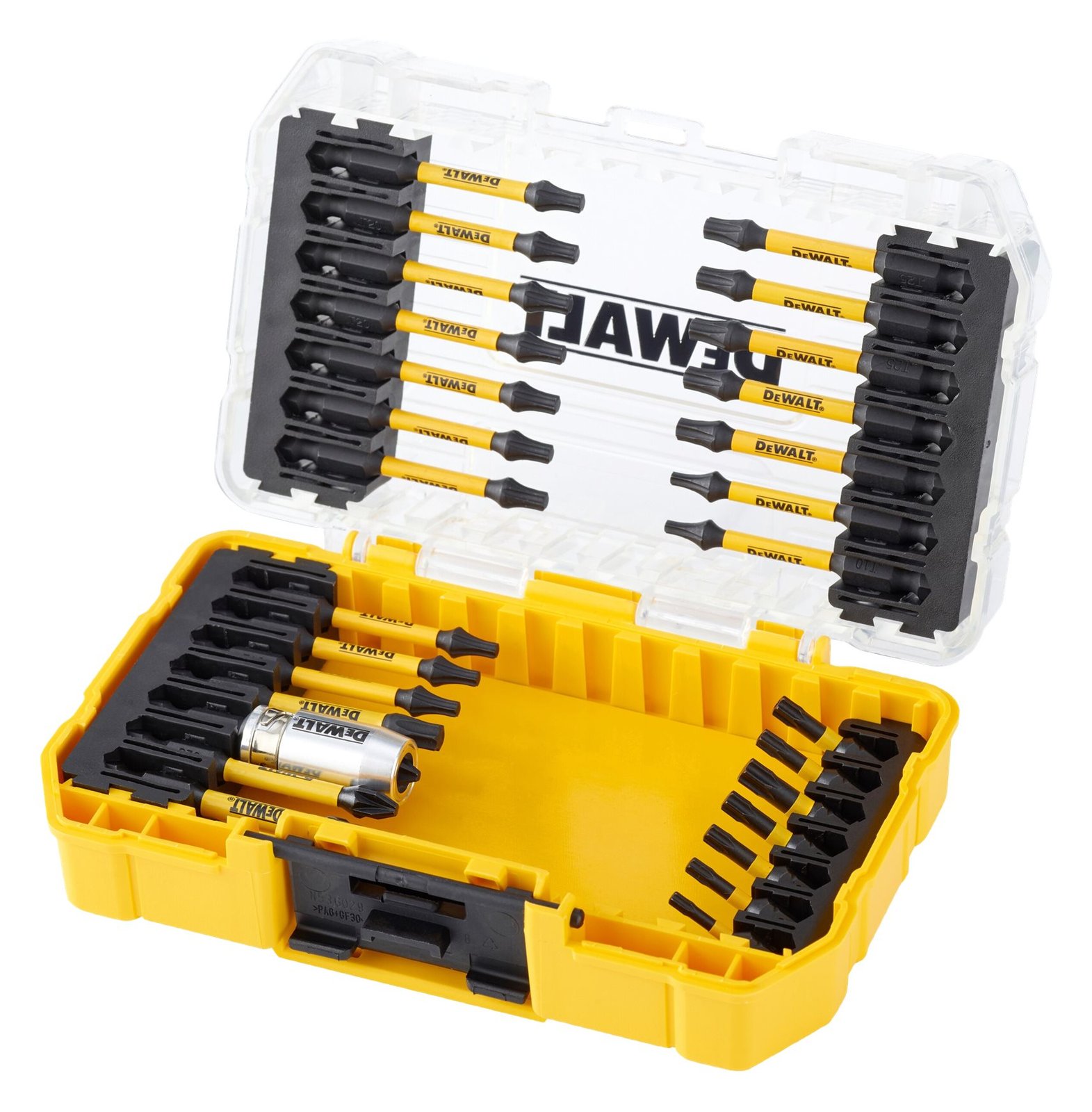 DeWalt DT70734T Extreme FlexTORQ Bitset/Steckschlüsselsatz inkl. Werkzeugbox, 29-tlg.