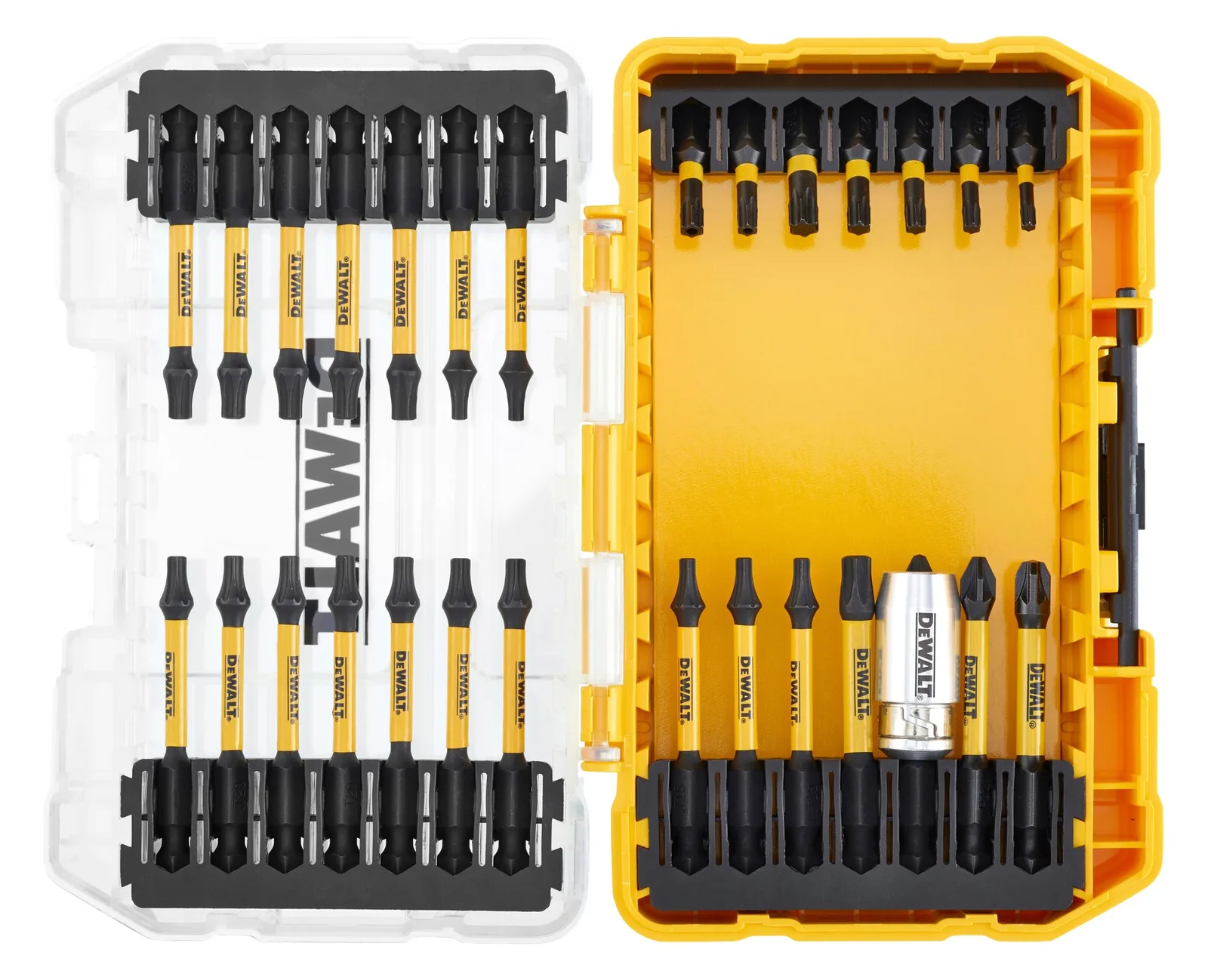 DeWalt DT70734T Extreme FlexTORQ Bitset/Steckschlüsselsatz inkl. Werkzeugbox, 29-tlg., Ansicht 3