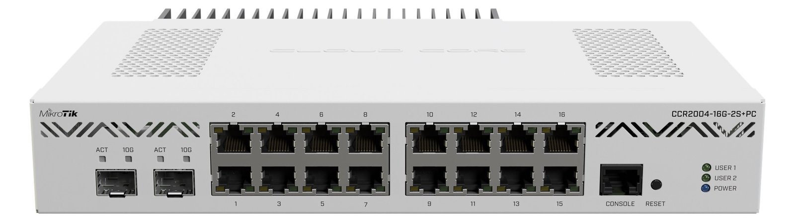MikroTik Cloud Core Router CCR2004-16G-2S+PC