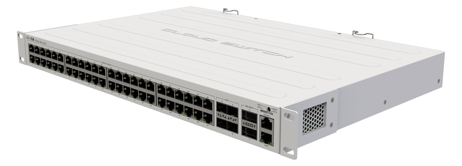 MikroTik CRS354-48G-4S+2Q+RM - Switch - L3 - 48 x 10/100/1000 + 4 x 10 Gigabit SFP+ + 2 x 40 Gigabit QSFP+