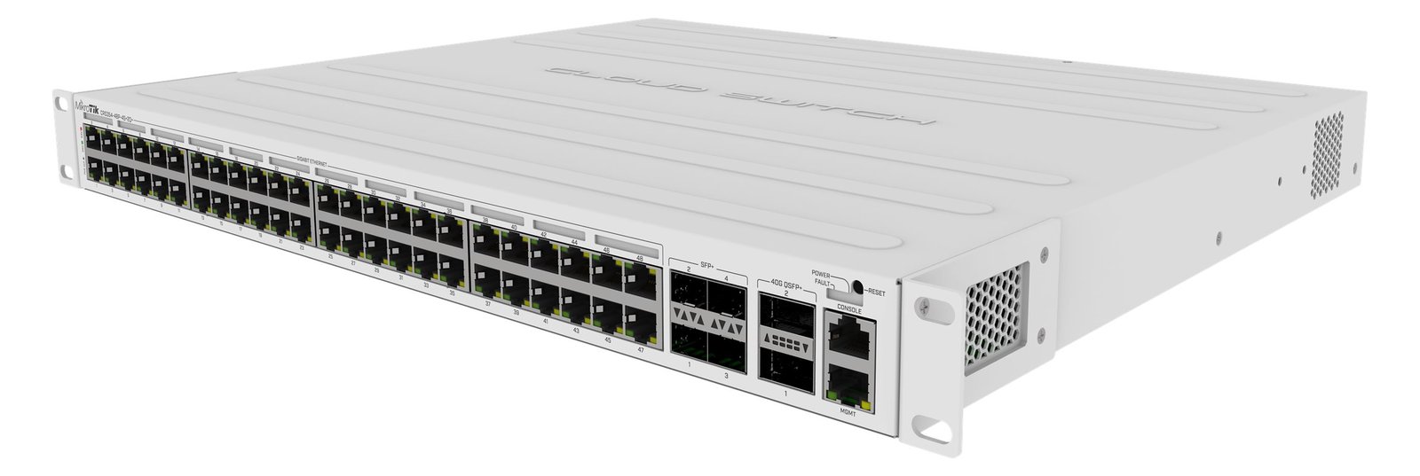 MikroTik CRS354-48P-4S+2Q+RM - Switch - L3 - 48 x 10/100/1000 (PoE+)