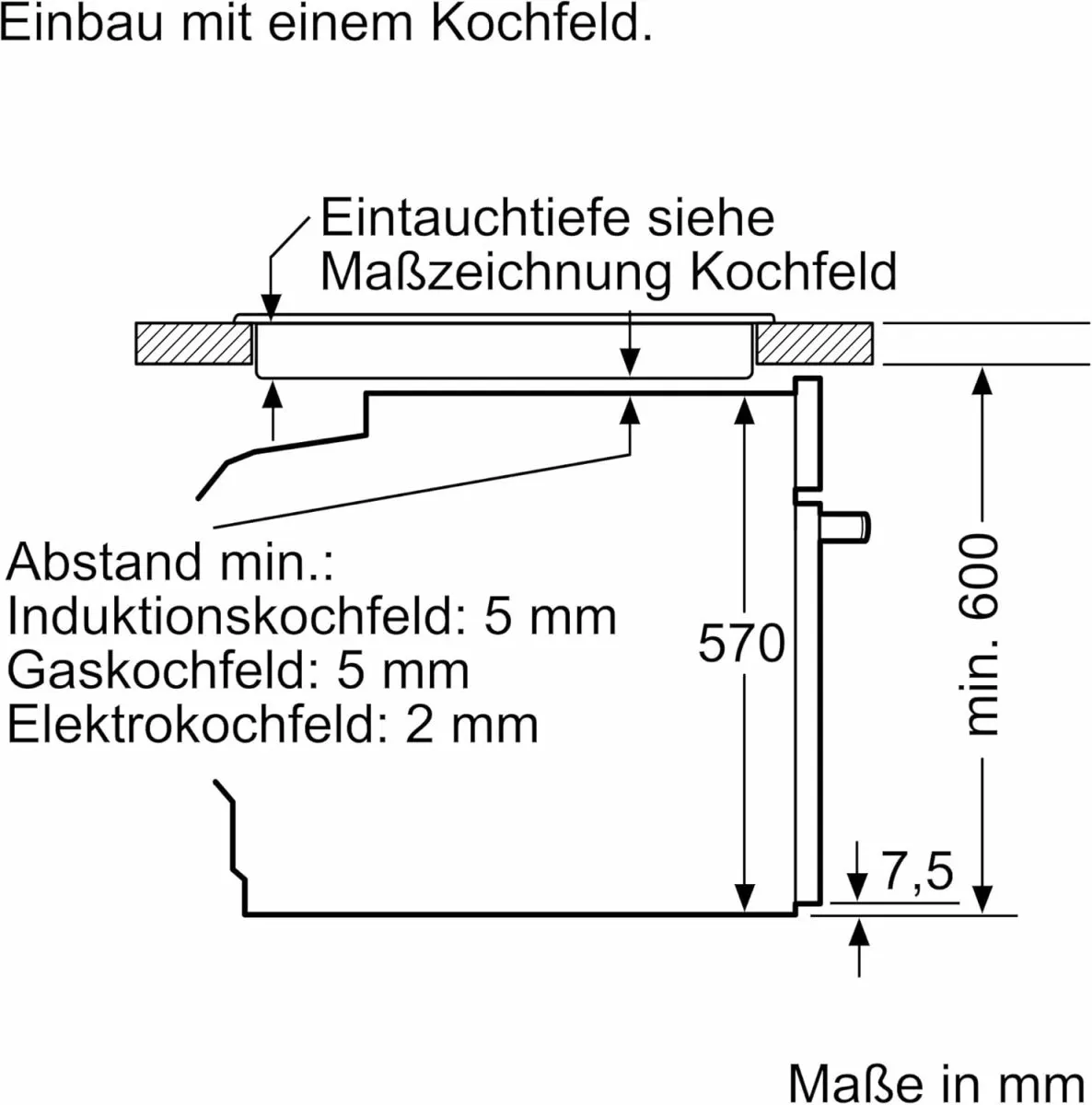 Siemens HB571ABS3 iQ300 Einbau-Backofen, 60 x 60 cm, LED-Touchbedienung, cookControl10, 3D-Heißluft, Umluftgrill, Schnellaufheizung, Pyrolyse, activeClean, Kindersicherung, Edelstahl — Bild 6