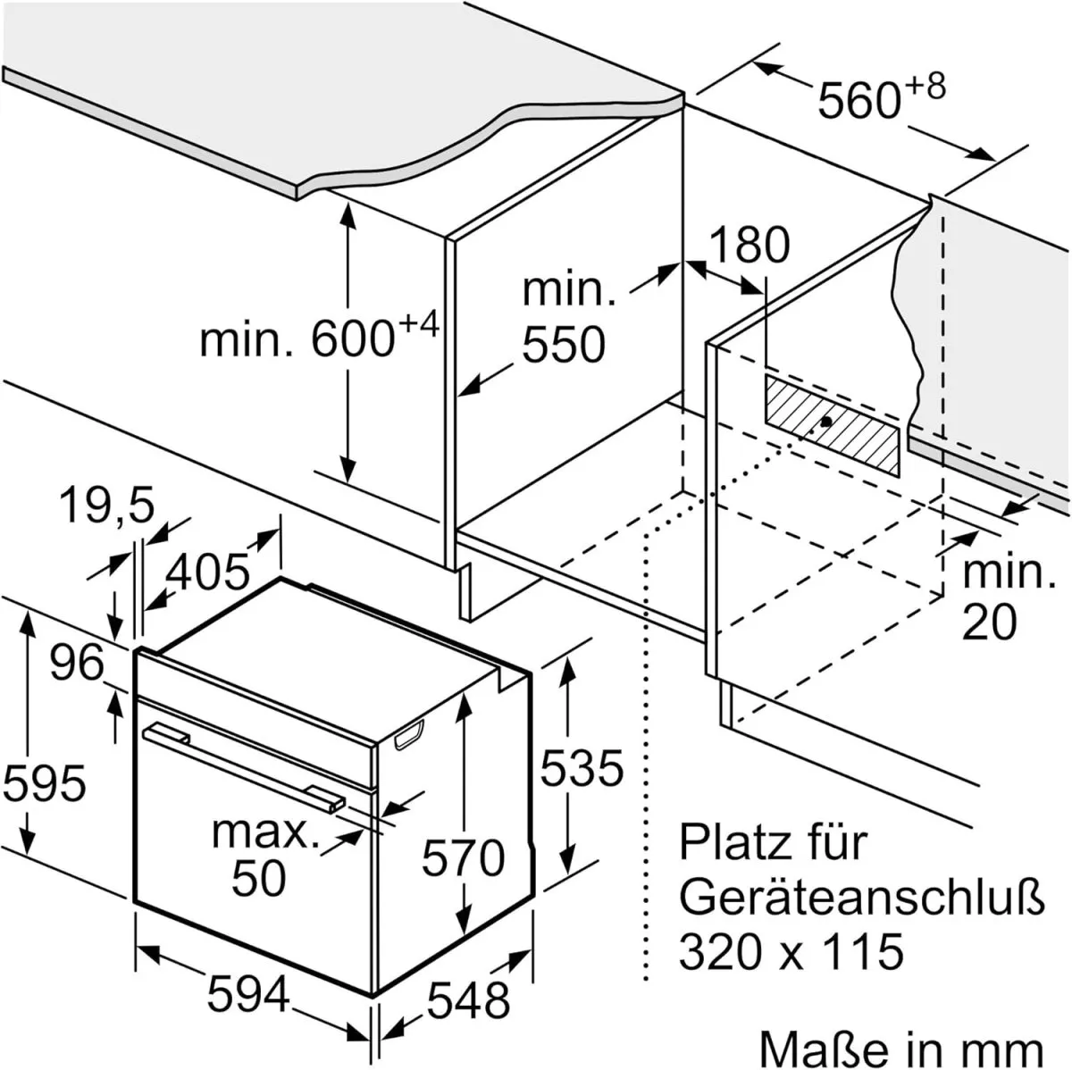 Siemens HB571ABS3 iQ300 Einbau-Backofen, 60 x 60 cm, LED-Touchbedienung, cookControl10, 3D-Heißluft, Umluftgrill, Schnellaufheizung, Pyrolyse, activeClean, Kindersicherung, Edelstahl — Bild 8