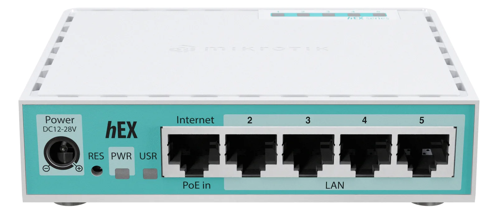 MikroTik RouterBOARD E50UG hEX 5x Gigabit USB micro SD - Router, Ansicht 3