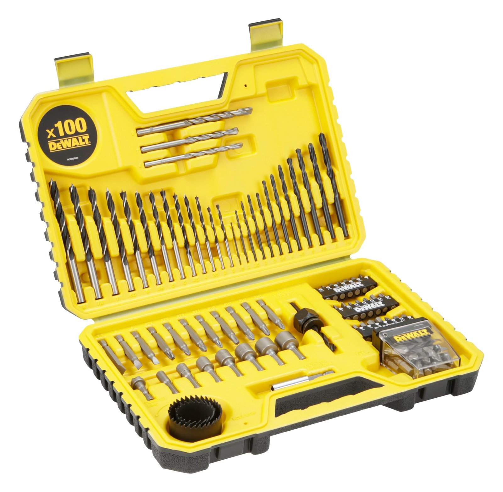 DeWalt DT71563 Bohrer-/Bits-Zubehörset inkl. Koffer, 100-tlg.