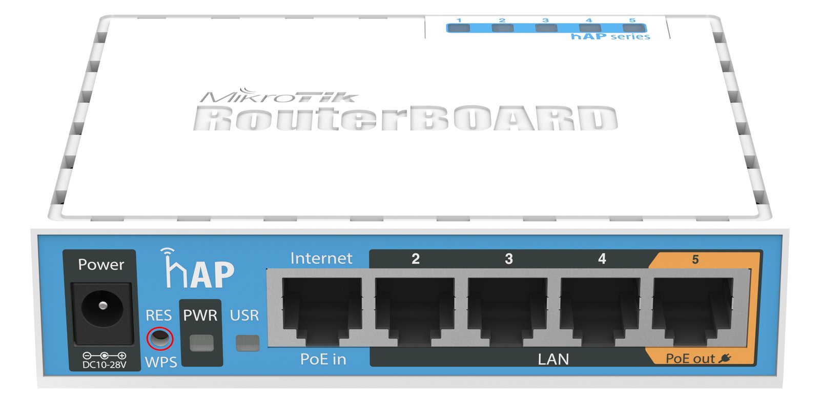 MikroTik RouterBOARD hAP - Wireless Router 4-Port-Switch